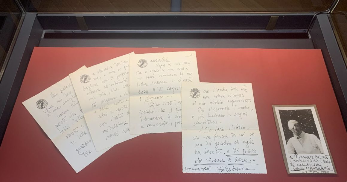 Gabriele D'Annunzio, Lettera a Galbiati, 7 marzo 1926 @ambrosiana